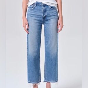 NWT Agolde Ren Wide Leg Jeans Measure Size 25